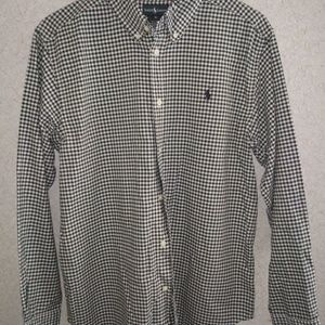 Green Polo By Ralph Lauren button down size XL